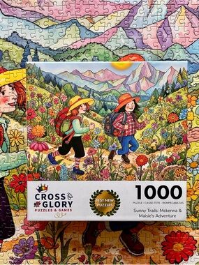 Cross & Glory 1000piece- Sunny Trail’s: McKenna and Maisie’s Adventure